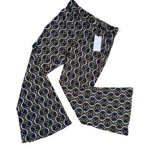 New with Tags Zara Navy Blue Flare Pants